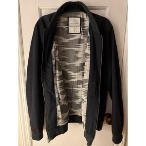 Saturdays NYC Men's Black Bomber Jacket - Large